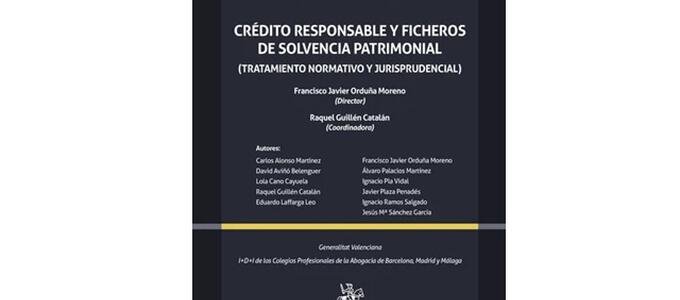 El catedrático Francisco Javier Orduña y ASNEF presentan la monografía “Crédito responsable y ficheros de solvencia patrimonial”