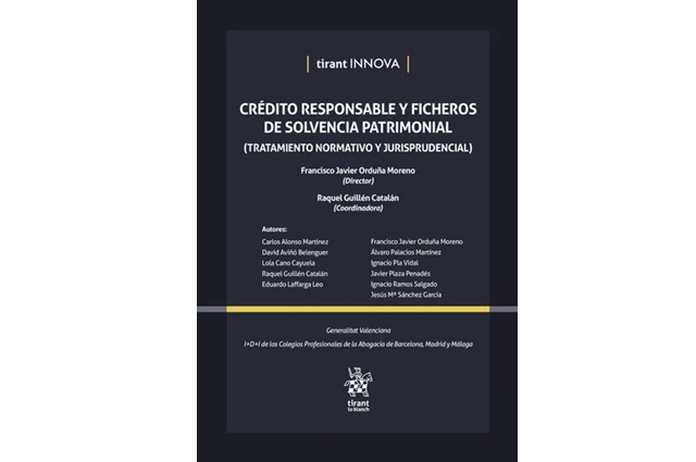 El catedrático Francisco Javier Orduña y ASNEF presentan la monografía Crédito responsable y ficheros de solvencia patrimonial”