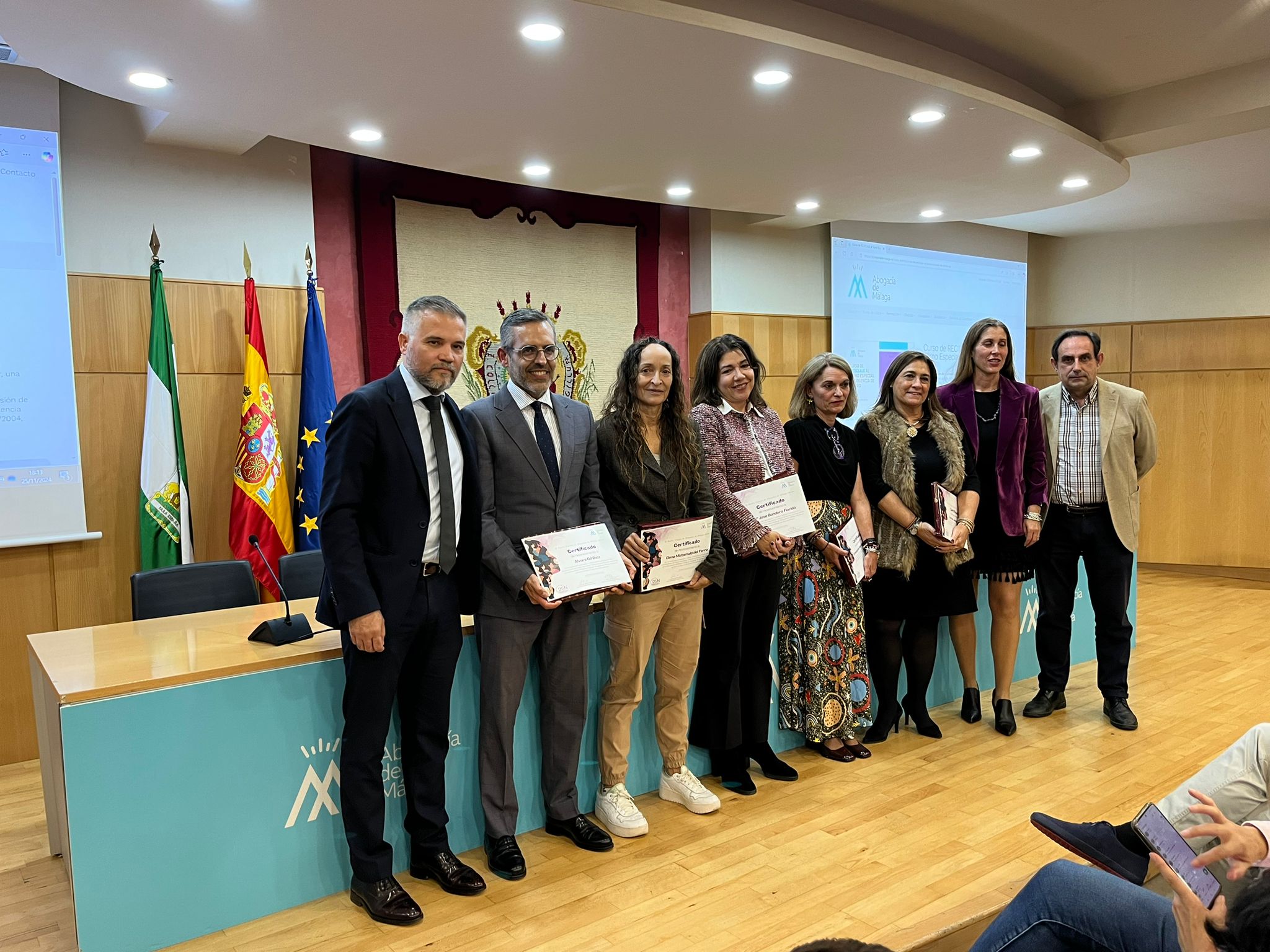 La Abogacía de Málaga se suma a los actos por el Día Internacional de la Eliminación de la Violencia contra la Mujer