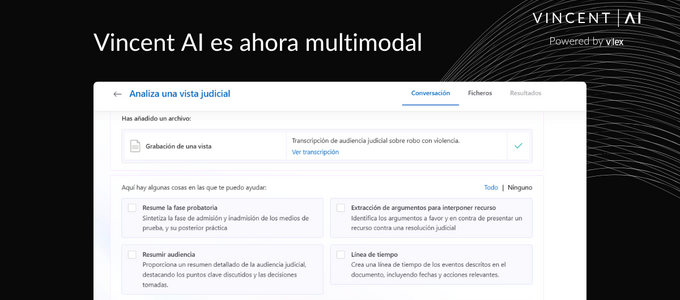 Vincent AI es ahora multimodal; el asistente legal total